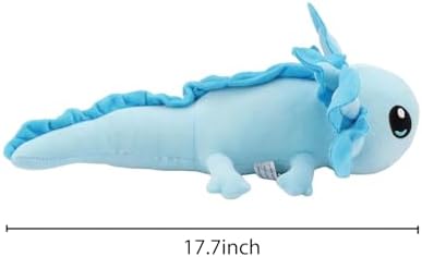 Realistic Blue Axolotl Plush Toy 177 Snuggly Pillow