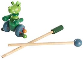 RUYU Perky Crocodile Push Pull Toy for Toddlers