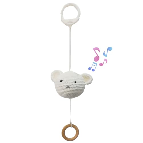 BBYP Musical Push Pull Toy with Wooden Teether