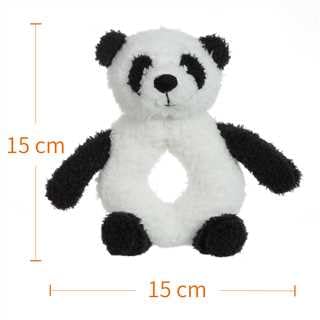 Apricot Lamb Panda Soft Rattle Toy for Newborn Babies