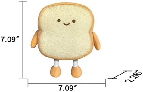 Funny Toast Bread Plush Pillow Toy - Cute Design for Relaxation