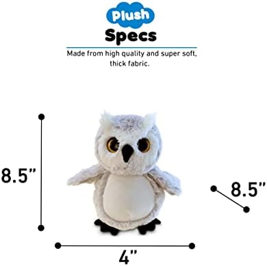 Puzzled DolliBu Owl Plush - 9 Inches Soft Fluffy Stuffed Animal