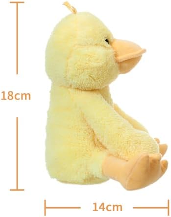 Apricot Lamb Fluffy Duck Plush Stuffed Animal for Kids