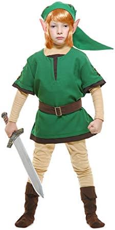 Charades Elf Warrior Costume Green Medium