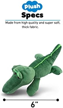 DolliBu Plush Alligator Stuffed Animal 6 Inches