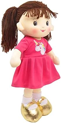 Linzy Toys 16 Pink Laura Plush Rag Doll