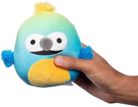 Squishmallows 5-Inch Baptise The Macaw Plush Toy