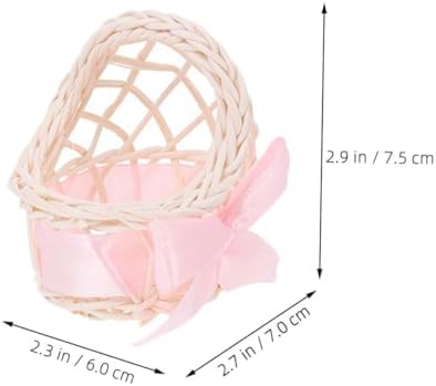 BESPORTBLE Mini Woven Basket Party Favor 6pcs 1