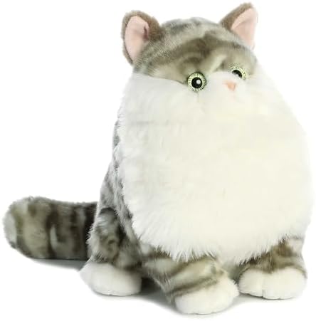 Aurora Gray Tabby Stuffed Animal 95 Inches