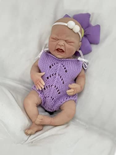 Miaio 7 Inch Reborn Baby Doll Silicone Stress Relief