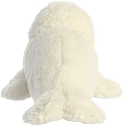 Aurora Responsibly Made Eco Seal Stuffed Animal - 12 Inches White