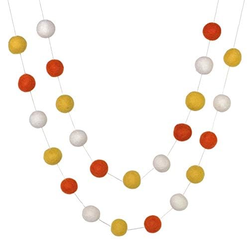 Matthew and Mae Halloween Felt Ball Garland
