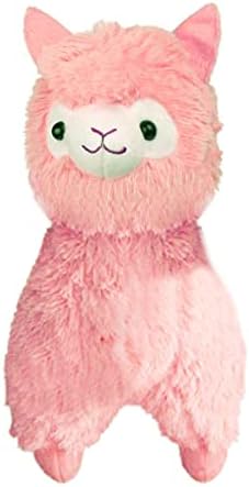 Tollion Cuddly Soft Pink Alpaca Toy - 7 Inch Plush Doll