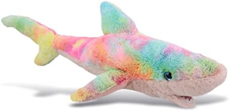DolliBu Large Rainbow Shark Plush Toy