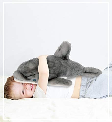 DolliBu Plush Dolphin Stuffed Animal - 165 Inch