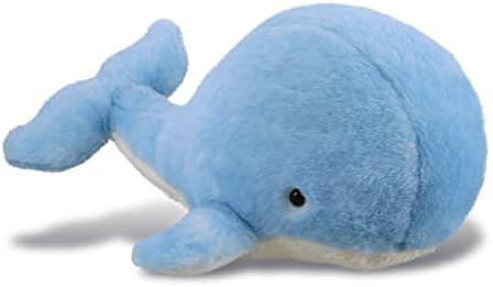 DolliBu Soft Blue Whale Plush Toy - 13 Inches Huggable Stuffed Animal