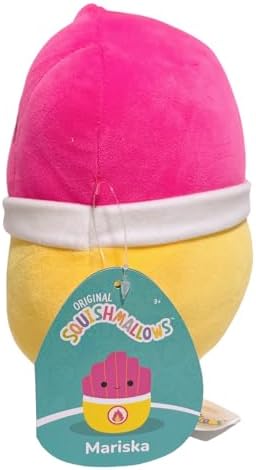 Squishmallows Neon Junk Food Squad 8 Mariska The Hot Spicy Fries Plush Toy