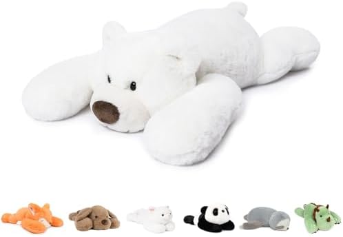 Niuniu Daddy 20 Polar Bear Weighted Plush Toy