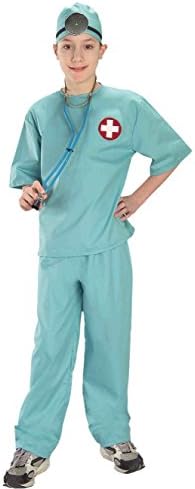 Doctor Surgical Scrubs Child Costume Medium