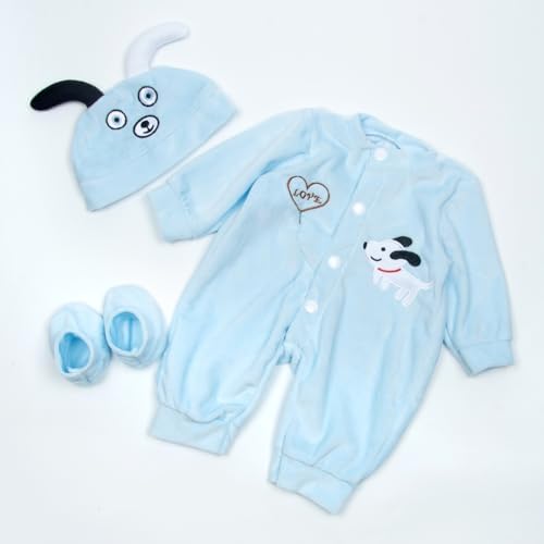 Pedolltree Reborn Baby Doll Clothes 3 Pcs Set