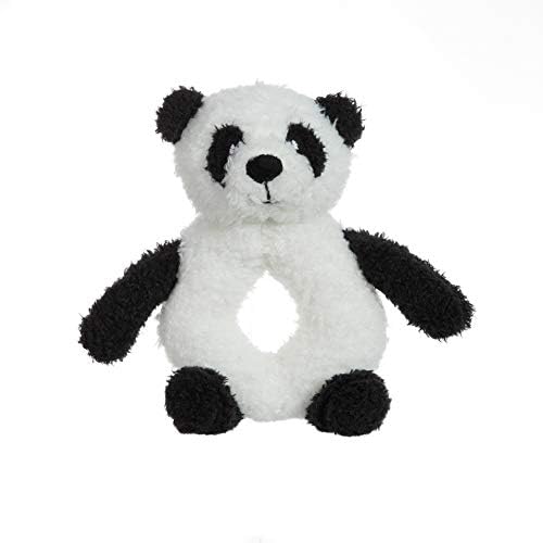 Apricot Lamb Panda Soft Rattle Toy for Newborn Babies