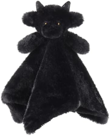 Apricot Lamb Black Dragon Baby Lovey Security Blanket