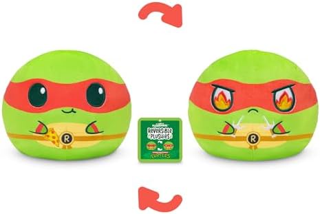 TeeTurtle Raphael Reversible Plushie - 6 Inch Cute Stuffed Animal