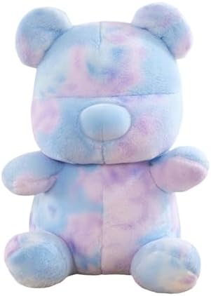 Tie Dye Bear Plush Toy - 9 Inch Cuddly Stuffed Animal