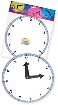 Hygloss Learn-to-Tell-Time Paper Clock Kit
