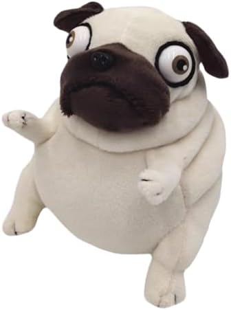 Pug Dog Stuffed Animal 6 Inch Ugly Cute Plush Toy