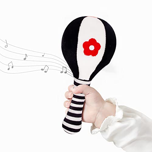 SHXERO 2 Pcs Soft Baby Rattles for 0-6 Months
