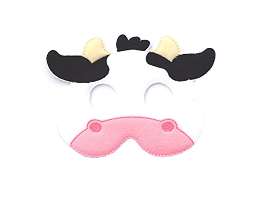 Baby WhatKnots Kids Cow Felt Face Mask