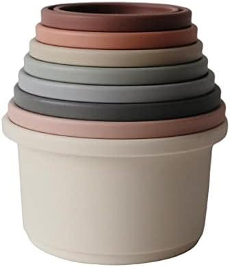 Mushie Stacking Cups Toy Danish Design 1
