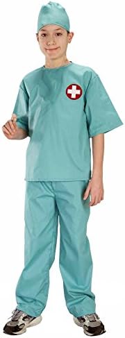 Doctor Surgical Scrubs Child Costume Medium