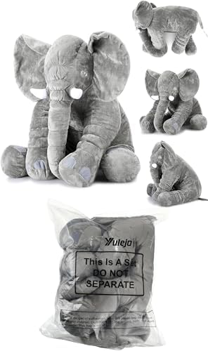 Yulejo Giant Gray Elephant Plush Toy 157 Inch