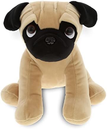 DolliBu Sitting Pug Plush Toy - 8 Inches 1