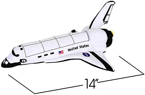 ArtCreativity Stuffed Space Shuttle - 14 Cozy Astronaut Toy