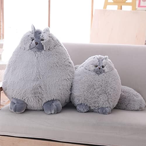 Winsterch Gray Plush Cat Stuffed Animal Toy 10 Inches