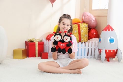 Yohaki Cute Bee Plush Stuffed Animal 2 in 1 Valentines Gift