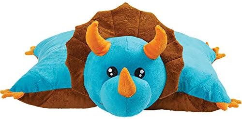 Pillow Pets Triceratops Blue Dinosaur 18 Inch Plush Pillow Toy