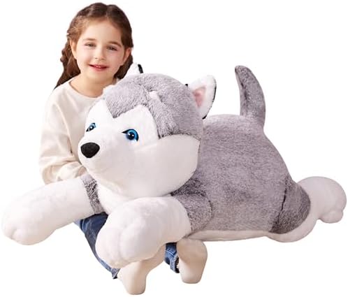 IKASA 30 Giant Husky Plush Stuffed Animal Toy