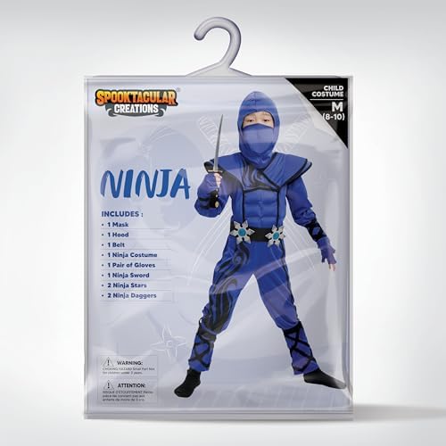 Spooktacular Creations Kids Halloween Ninja Costume