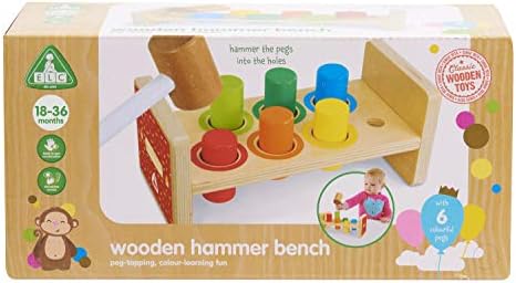 Early Learning Centre Wooden Hammer Bench for Kids 1