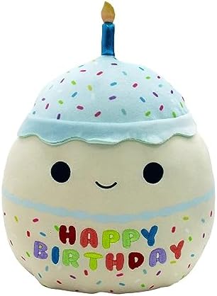 Squishmallows Kellytoy Birthday Cake Plush 10 Inch