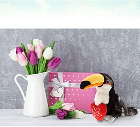 DolliBu I Love You Valentine Plush Toucan 8 Inches