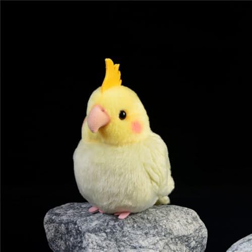 ZCPACE 2pcs Realistic Cockatiel Plush Toy Set