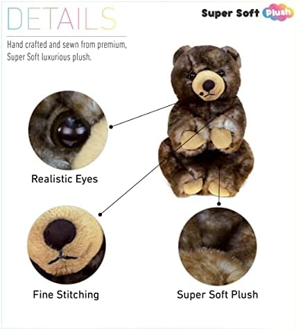 Puzzled DolliBu Plush Grizzly Bear Stuffed Animal - 55 Inches