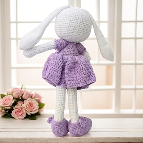 Bunny Rabbit Stuffed Animal Plushie Doll for Toddlers Girl