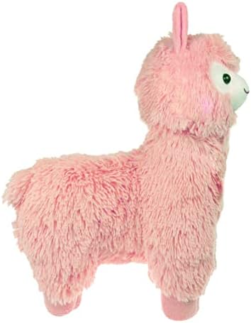 Tollion Cuddly Soft Pink Alpaca Toy - 7 Inch Plush Doll
