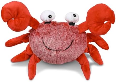 DolliBu Red Crab Plush Toy - 12 Inches